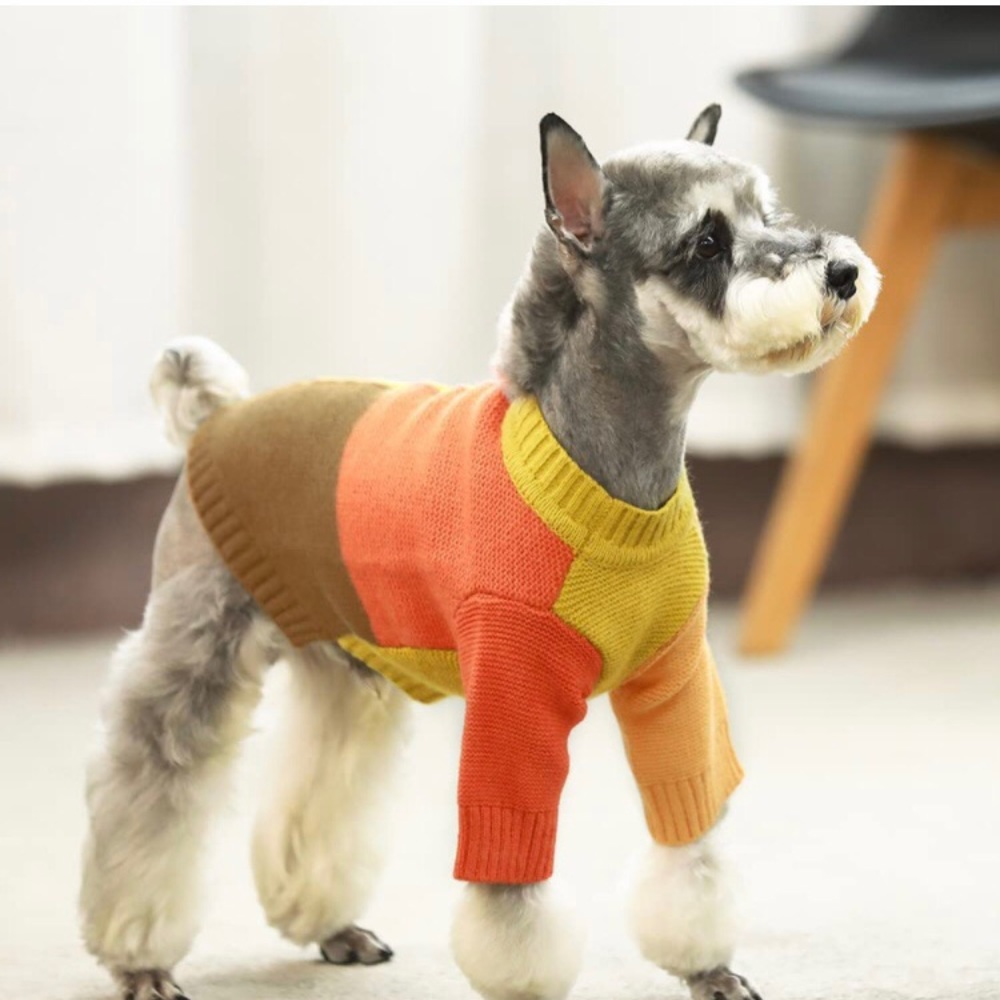 New XL Dog Sweater Fall by FitWarm Dog Clothes Beagles Spaniel Schnauzer Bulldog - Picture 3 of 7